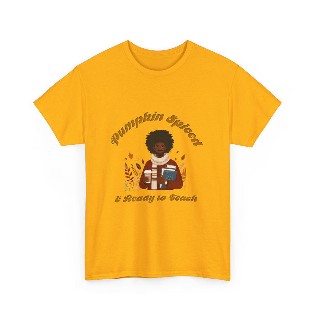 Pumpkin Spiced 4 Unisex Heavy Cotton Tee