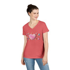 Love Hearts V-Neck T-Shirt