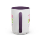 Teach Love Inspire Accent Coffee Mug