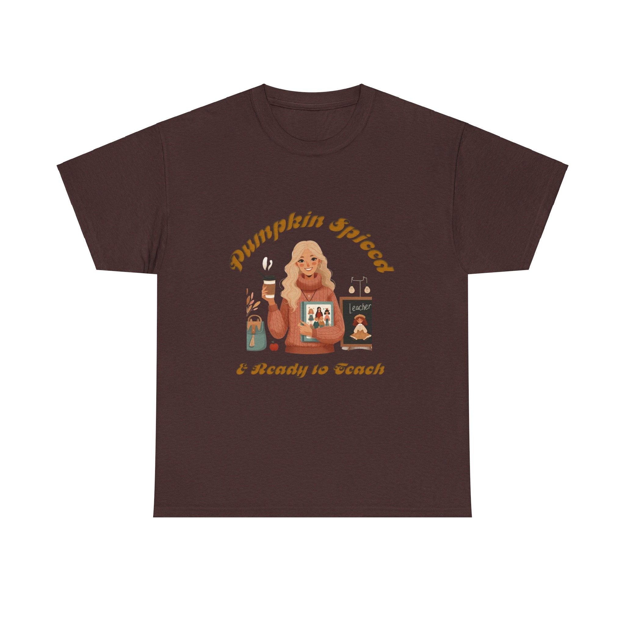 Pumpkin Spiced 6 Unisex Heavy Cotton Tee