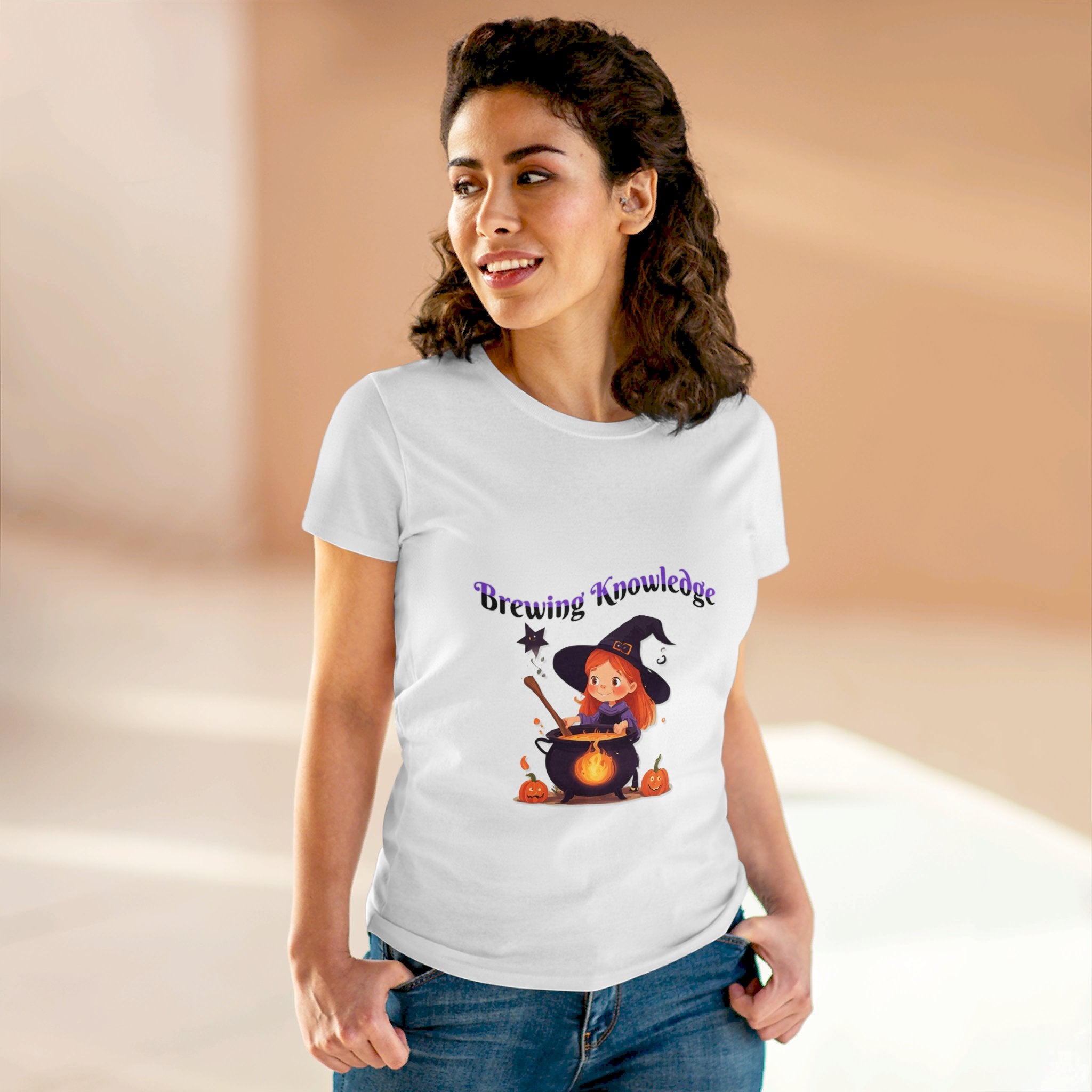 Brewing Knowledge 2 Women's Midweight Cotton Tee