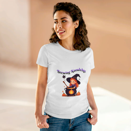Brewing Knowledge 2 Women's Midweight Cotton Tee