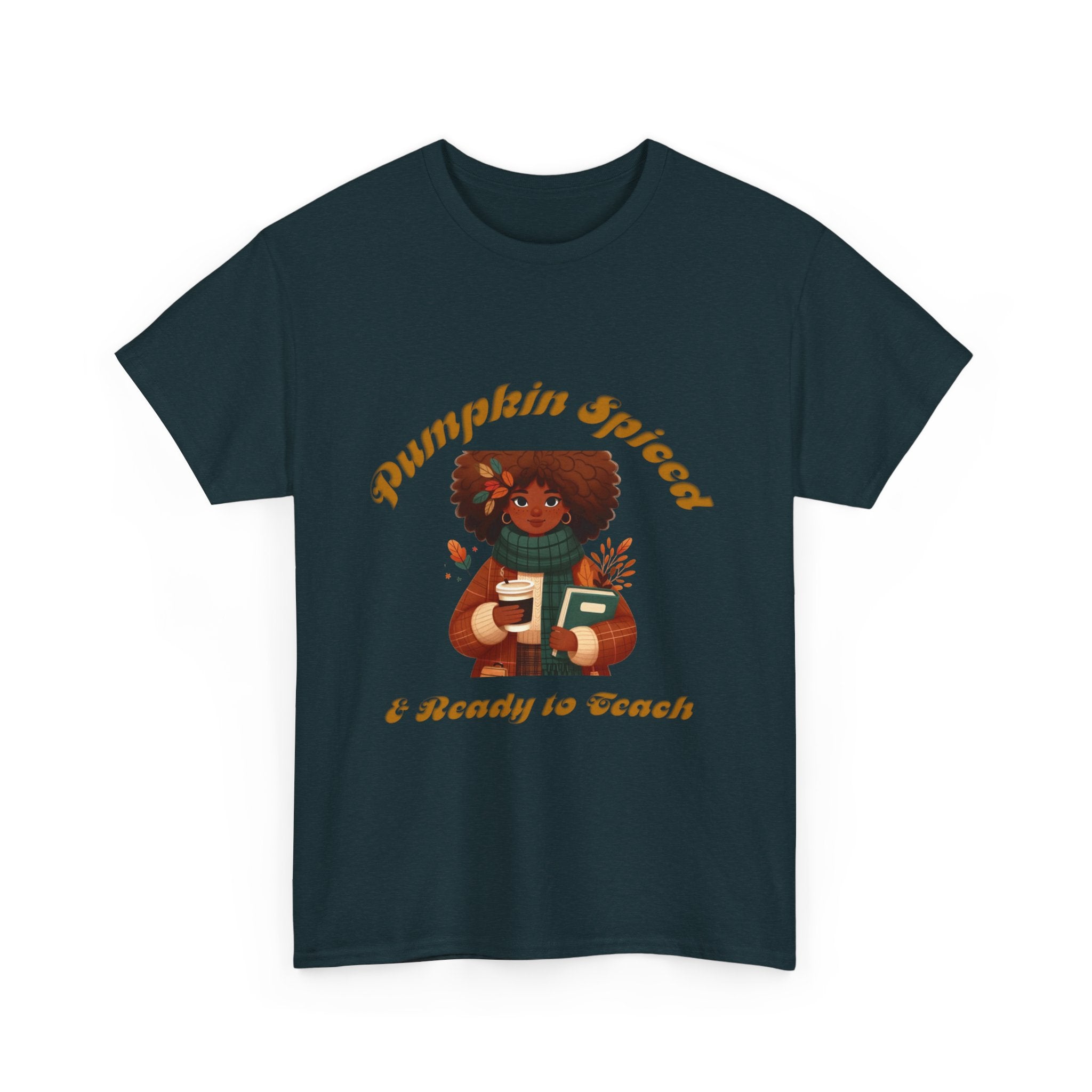 Pumpkin Spiced 5 Unisex Heavy Cotton Tee