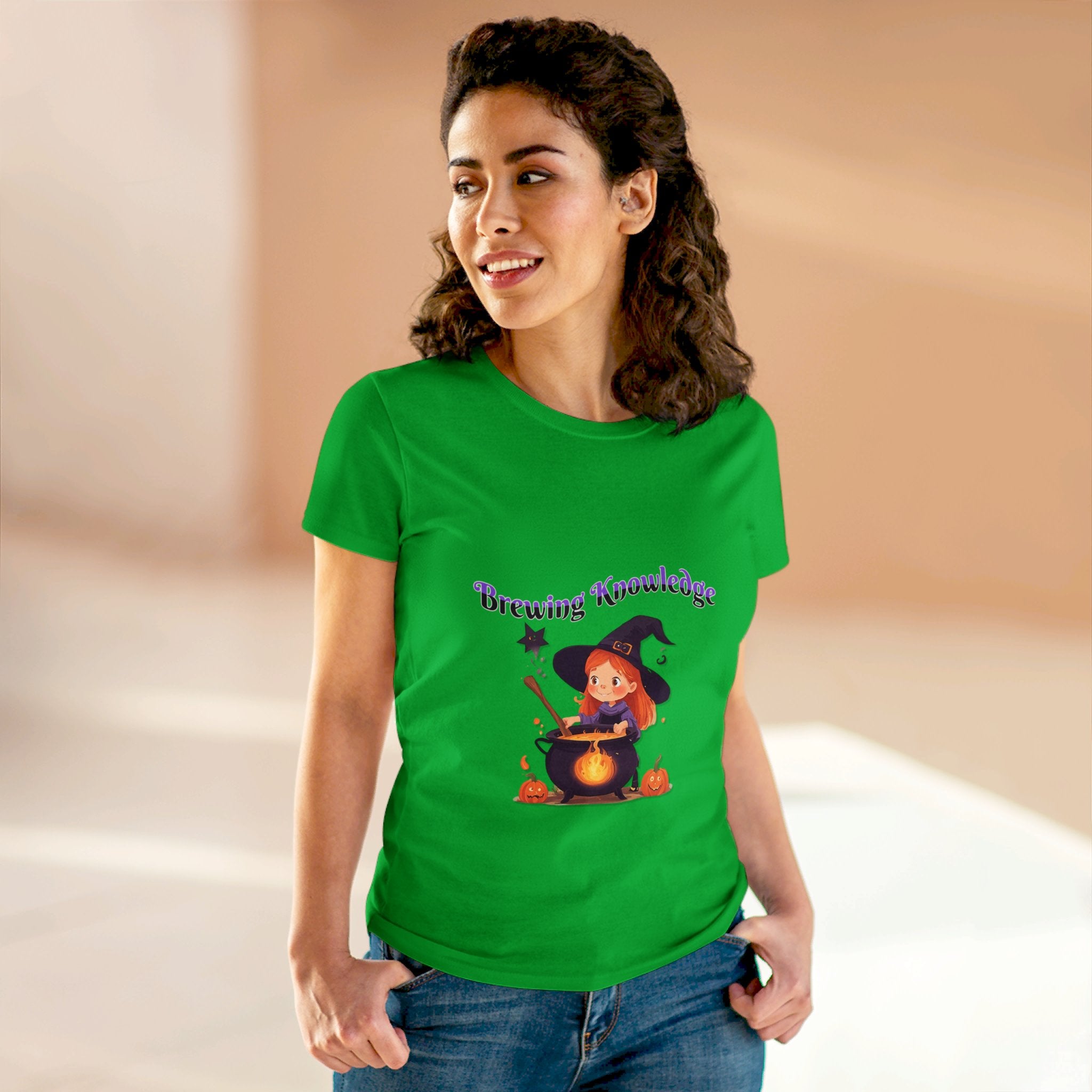 Brewing Knowledge 2 Women's Midweight Cotton Tee