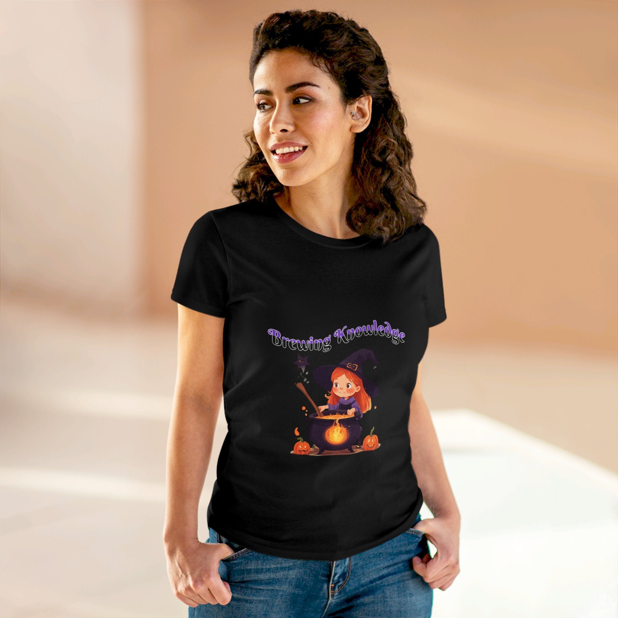 Brewing Knowledge 2 Women's Midweight Cotton Tee