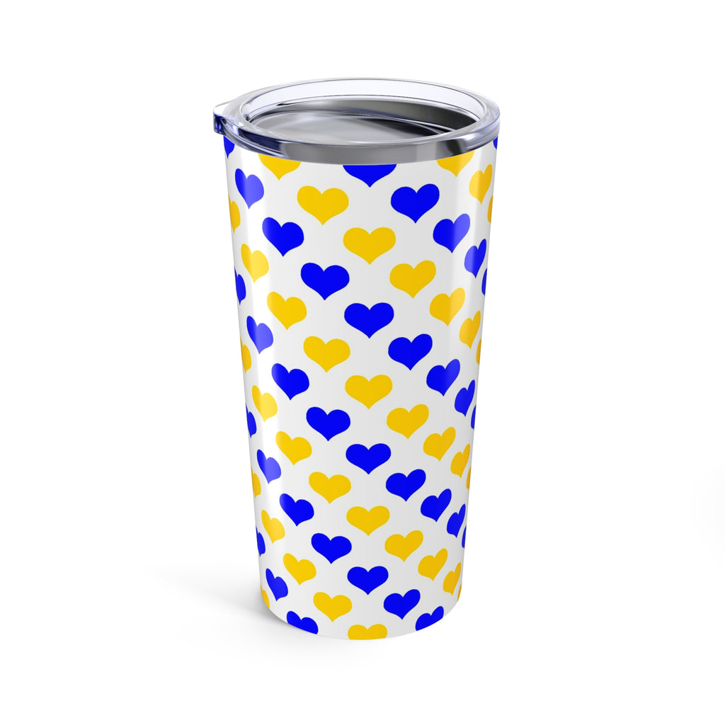 20oz Tumbler Heart Pattern