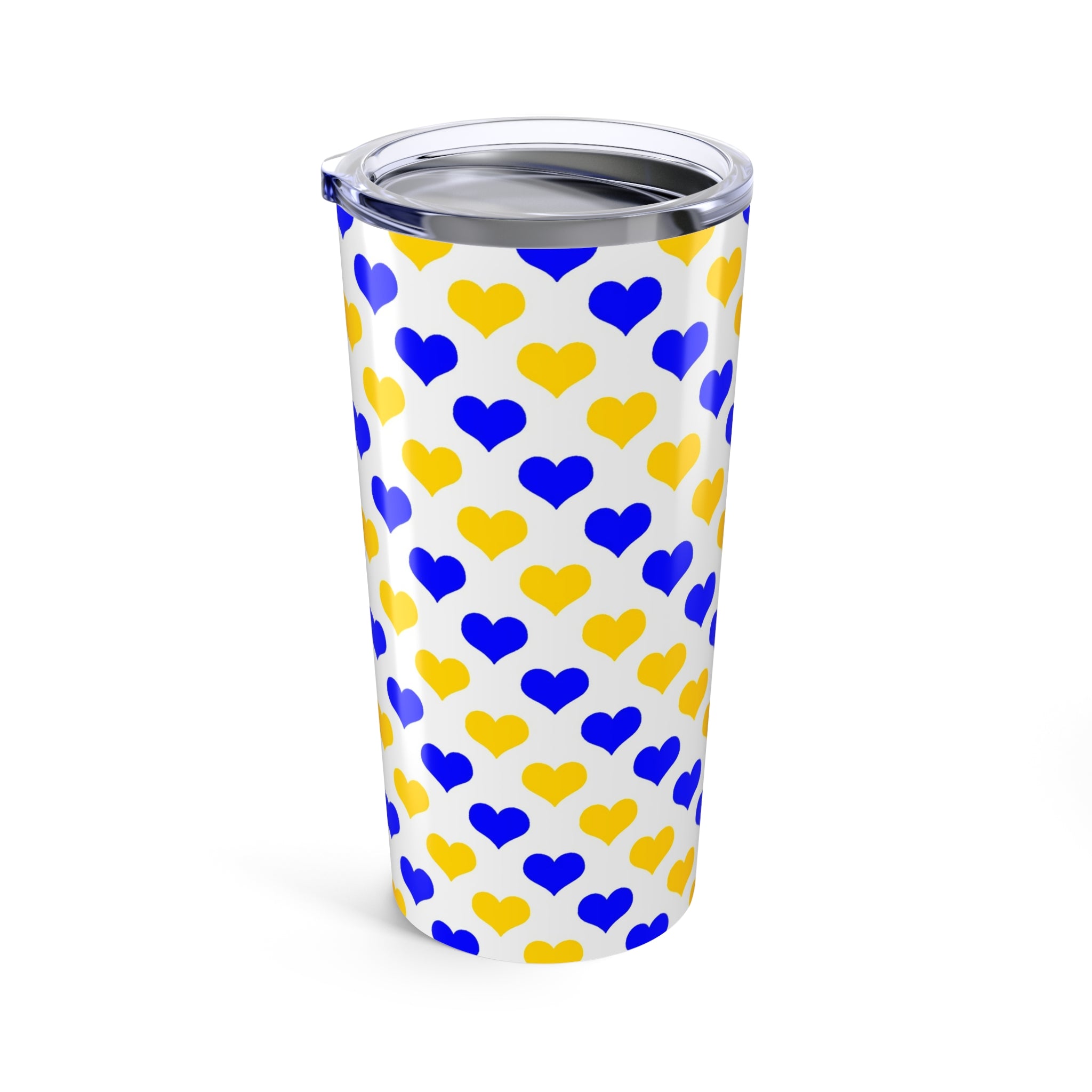 20oz Tumbler Heart Pattern