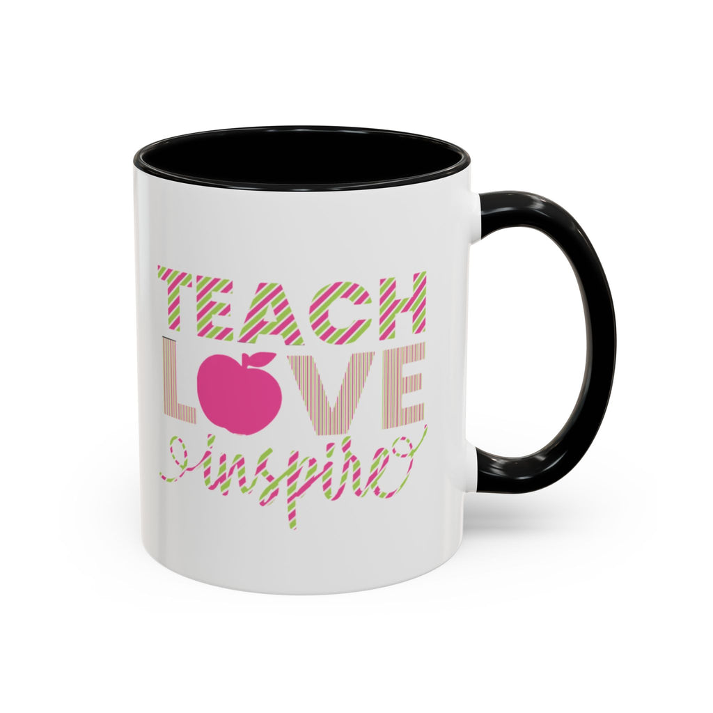 Teach Love Inspire Accent Coffee Mug