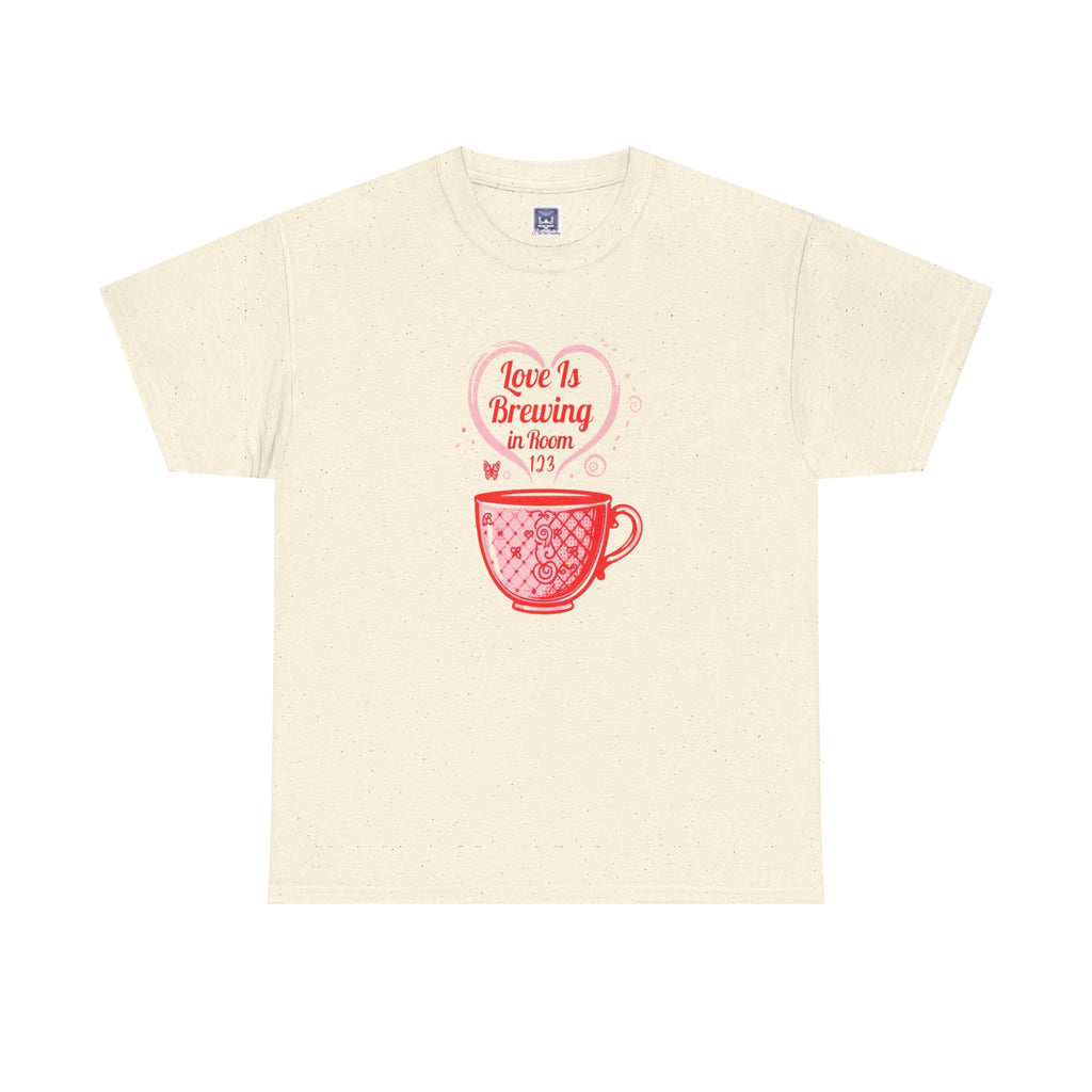 [NEW] Love Is Brewing in Room ... Customizable Tee