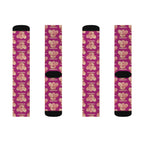 Cute Hugging Hearts Valentine's Socks
