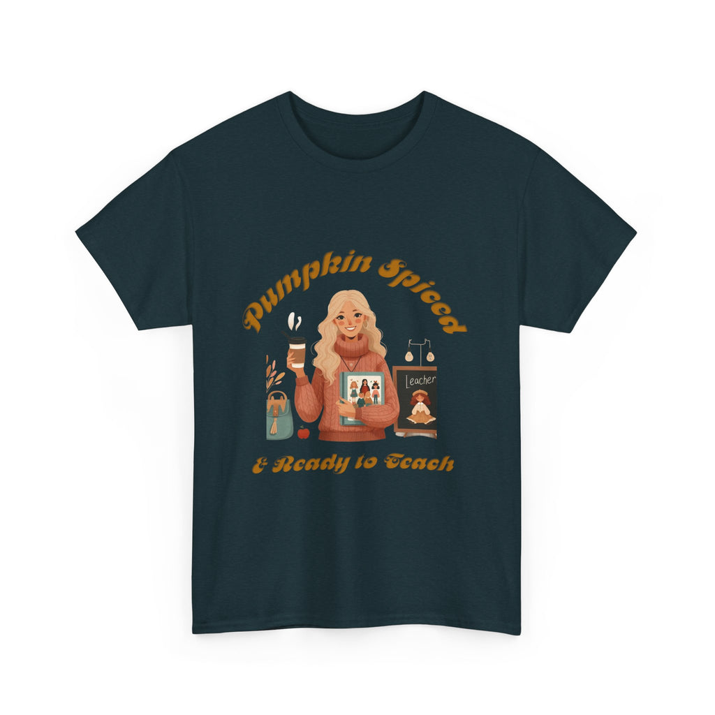 Pumpkin Spiced 6 Unisex Heavy Cotton Tee