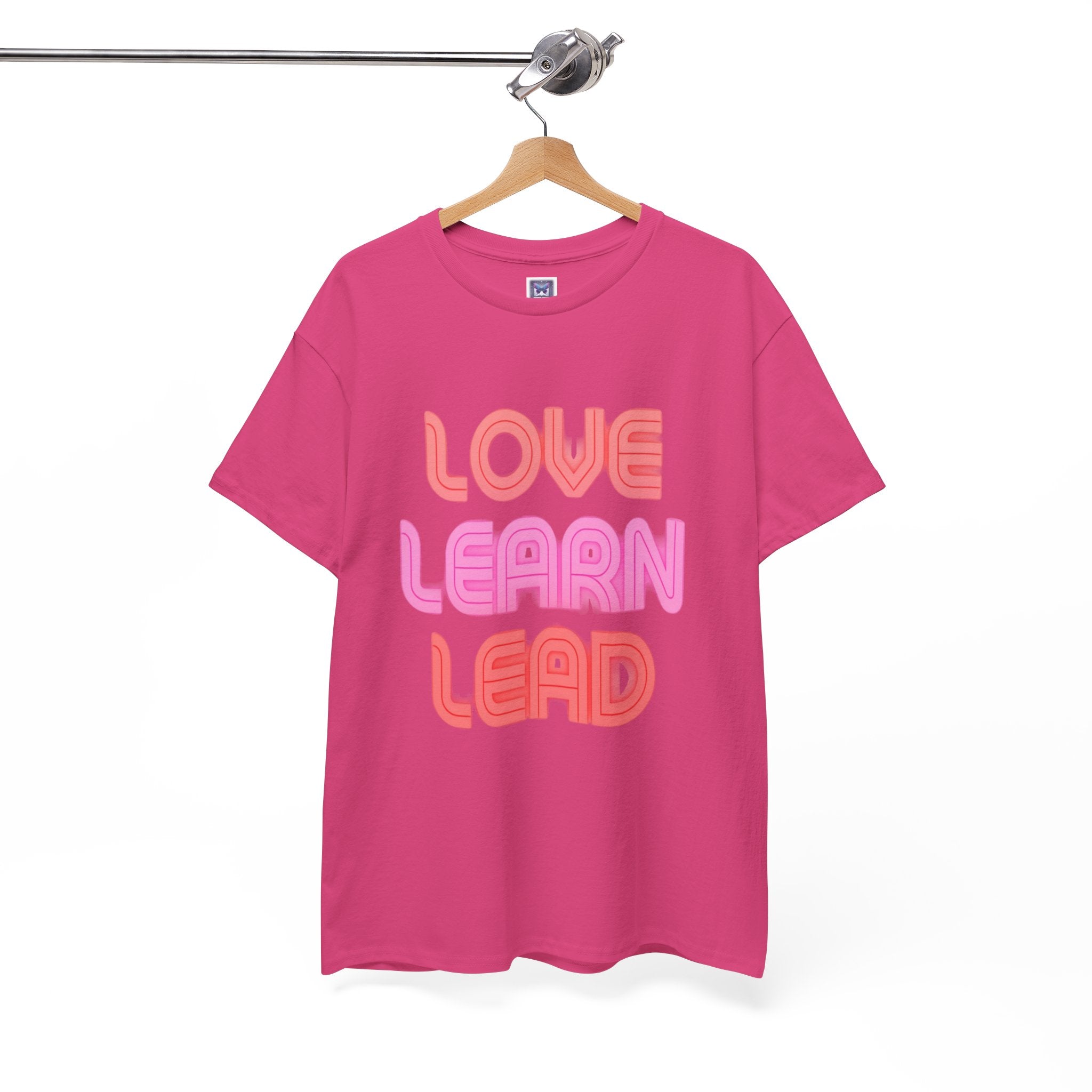 Love Learn Lead Valentine's Unisex Tee