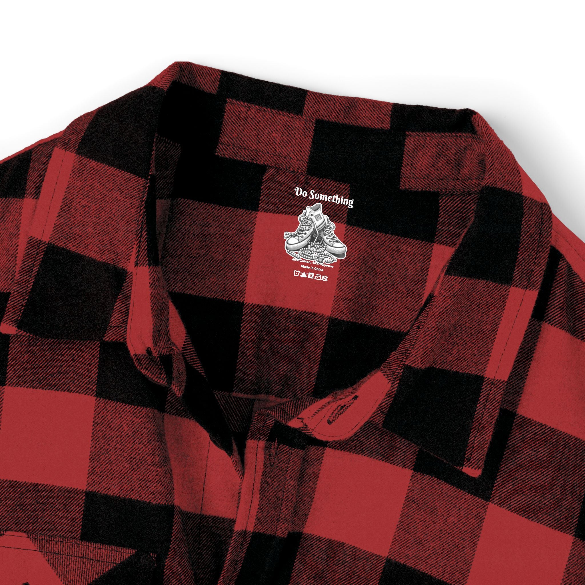 Do Something Unisex Flannel Shirt