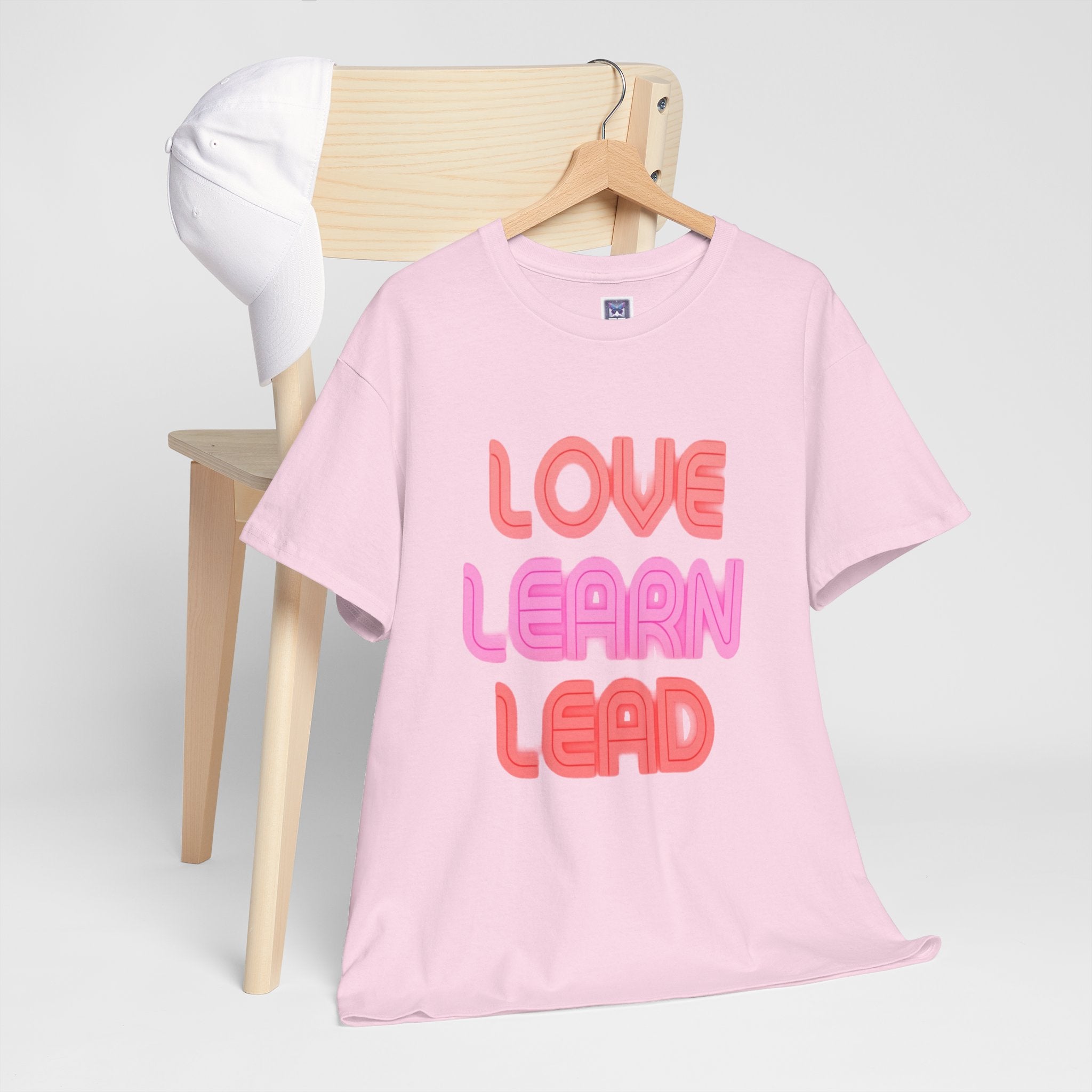 Love Learn Lead Valentine's Unisex Tee