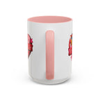 Teaching is Love Valentine’s Accent Coffee Mug (11oz, 15oz)