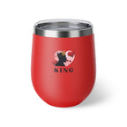 King of Hearts Valentine's Wine Tumbler