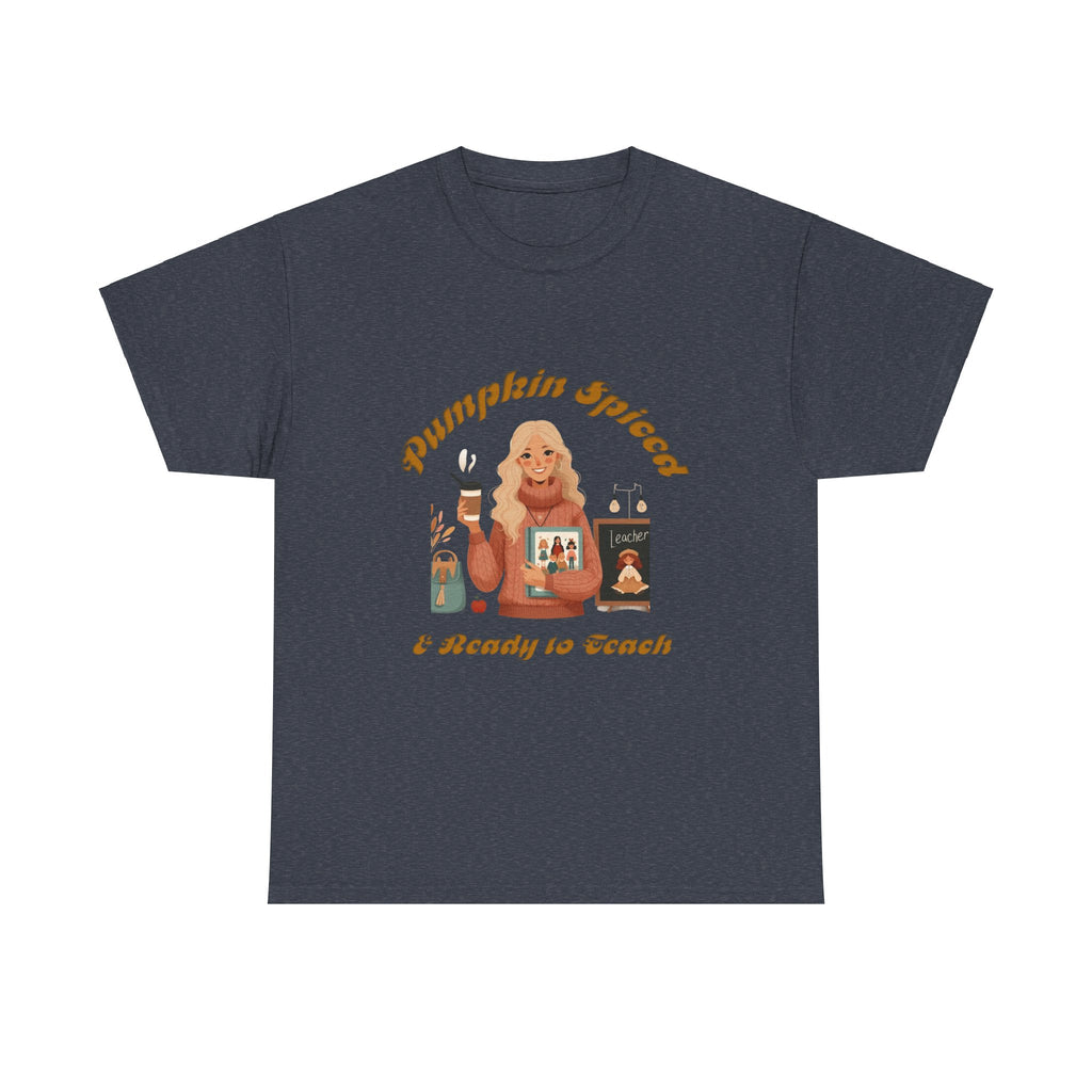 Pumpkin Spiced 6 Unisex Heavy Cotton Tee