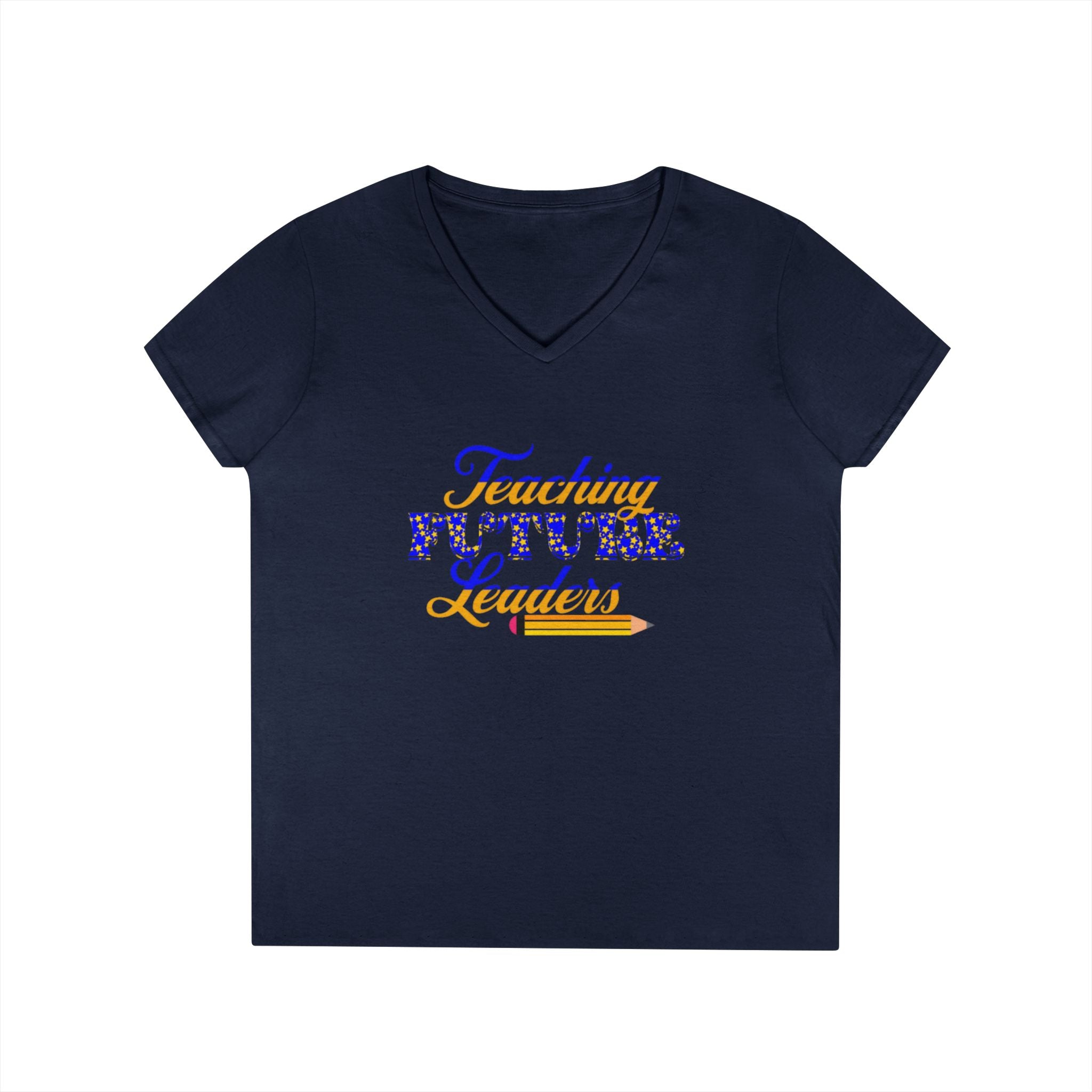 Teaching Future Leaders Ladies' V-Neck T-Shirt