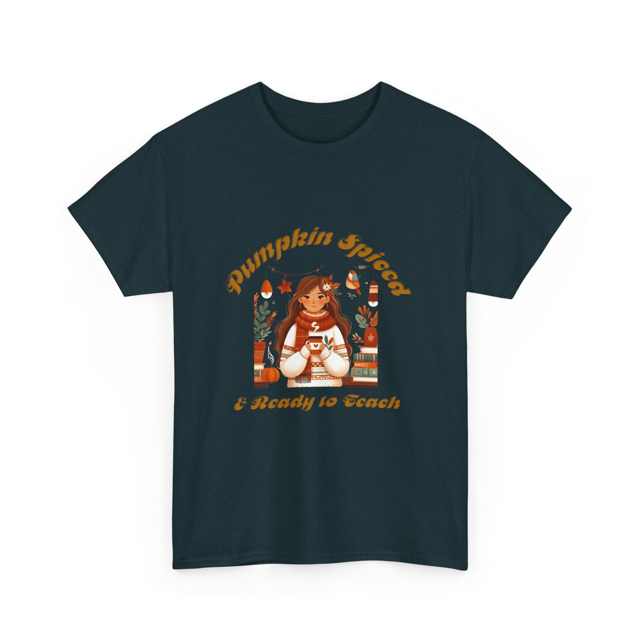 Pumpkin Spiced 3 Unisex Heavy Cotton Tee