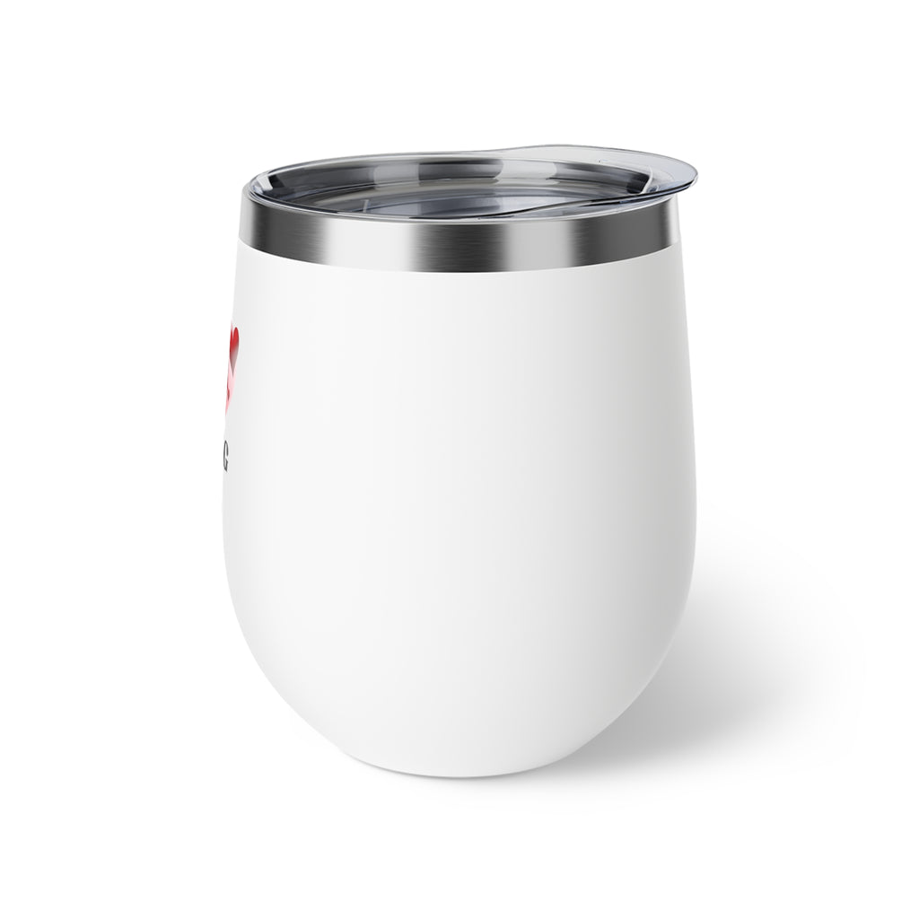 King of Hearts Valentine's Wine Tumbler