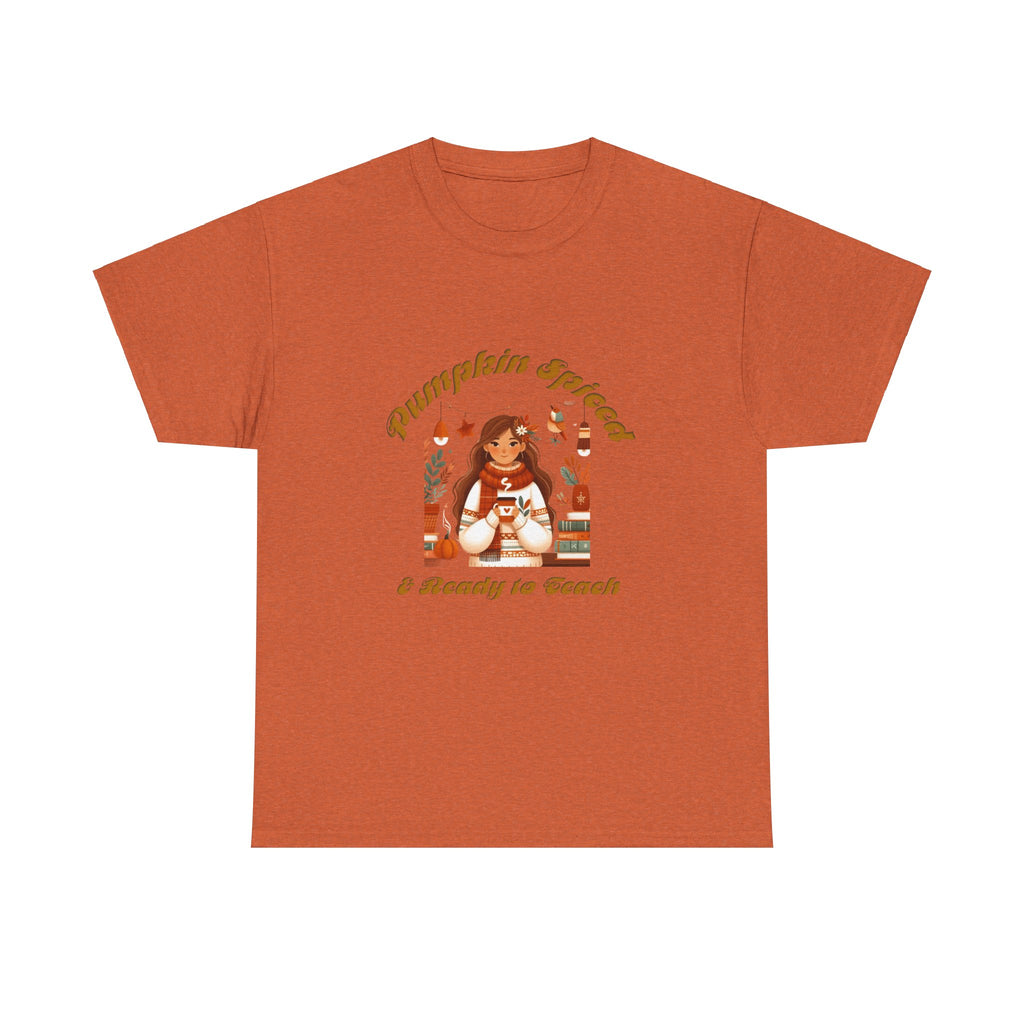 Pumpkin Spiced 3 Unisex Heavy Cotton Tee
