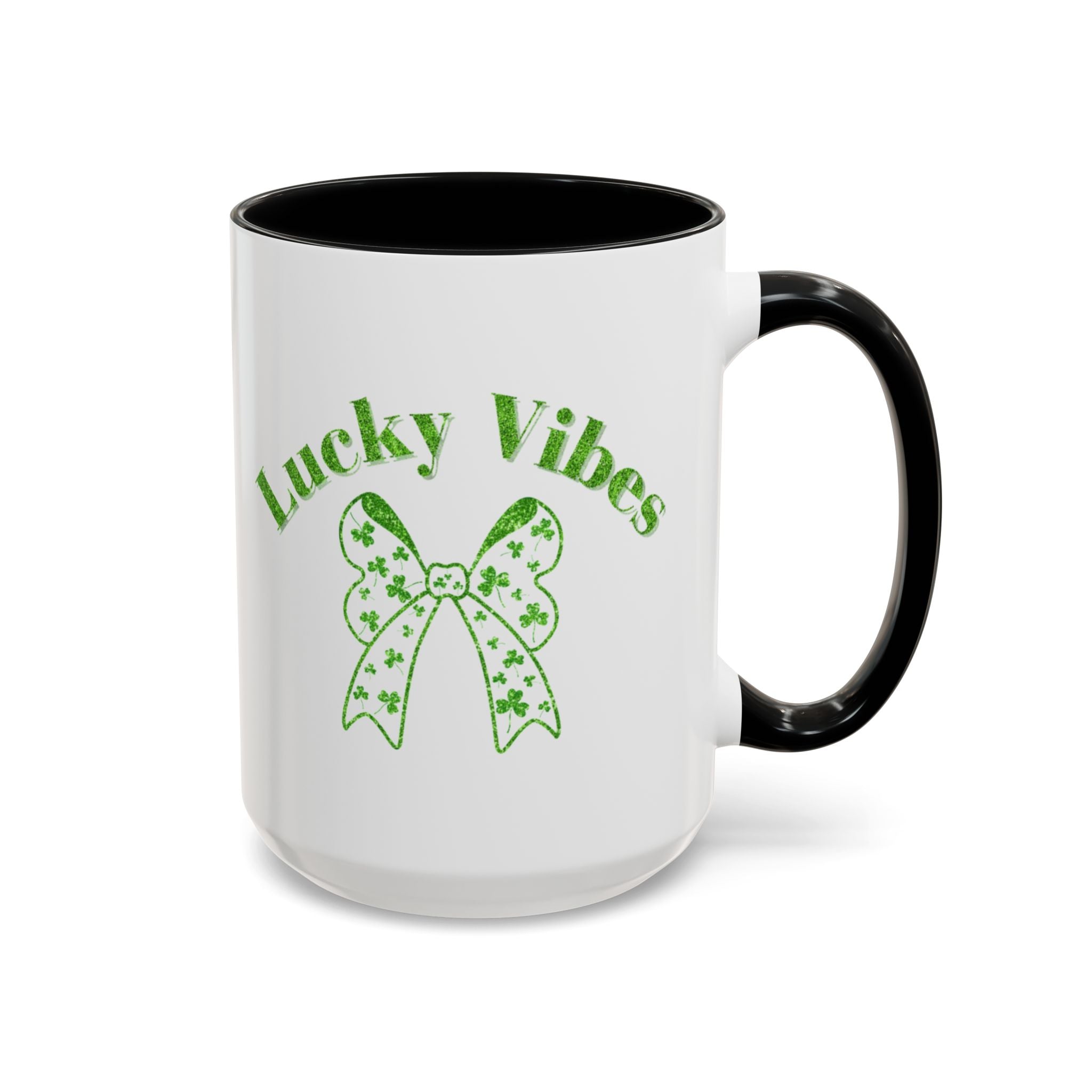 Lucky Vibes Accent Coffee Mug
