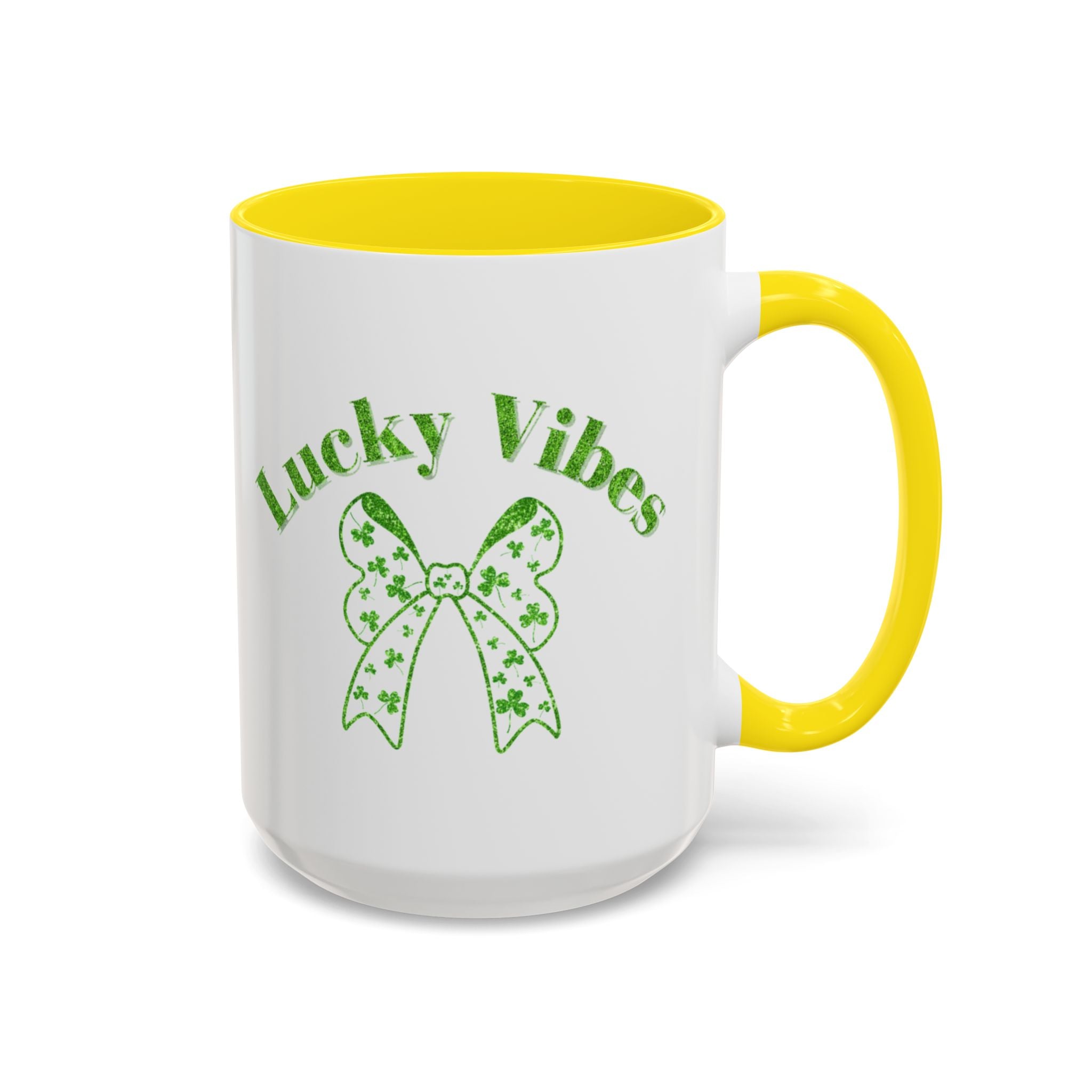 Lucky Vibes Accent Coffee Mug