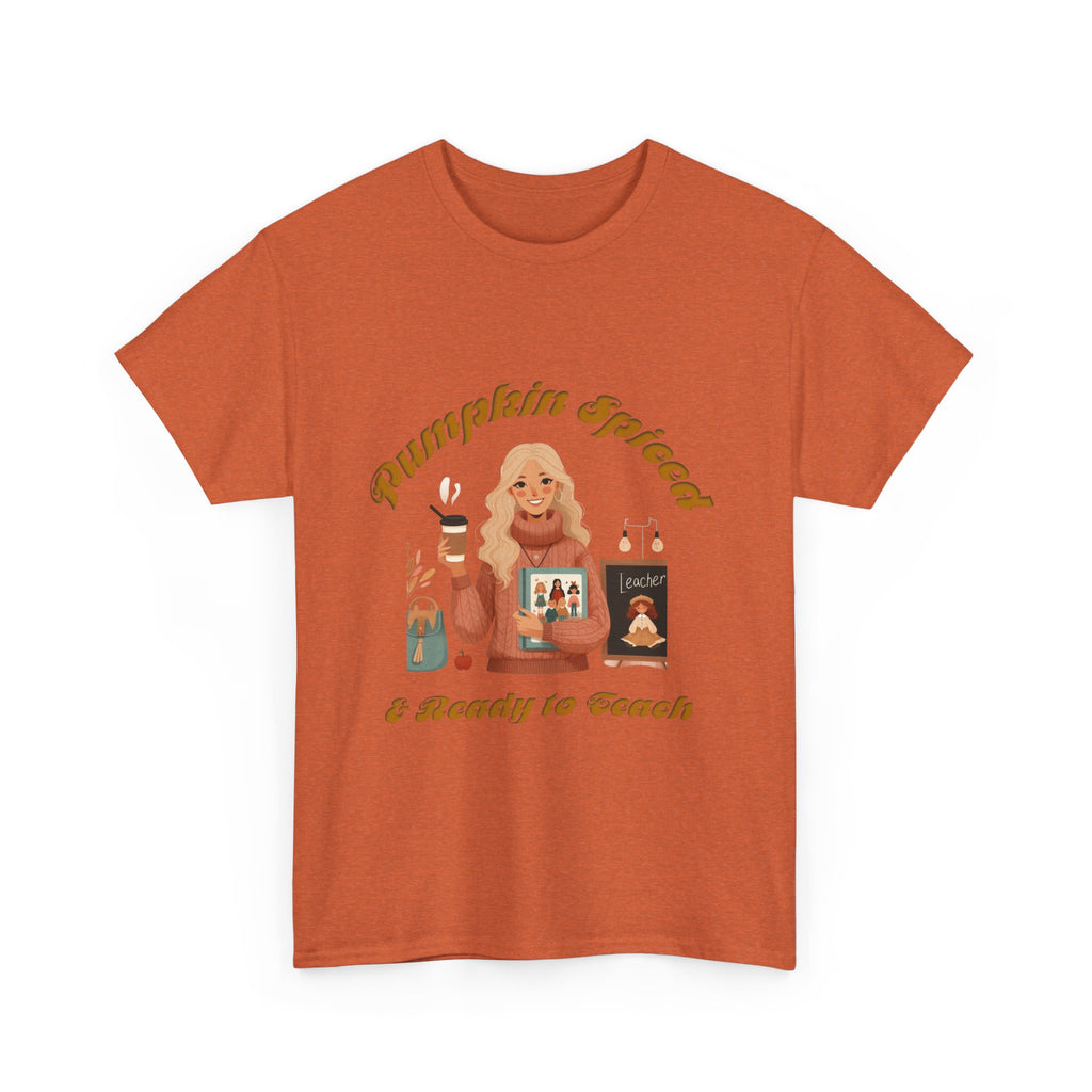 Pumpkin Spiced 6 Unisex Heavy Cotton Tee