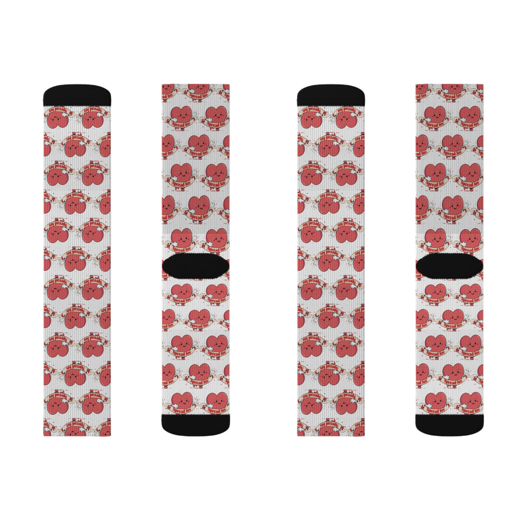 Spread Joy Valentine's Socks