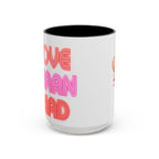 Love Learn Lead Valentine’s Accent Coffee Mug (11oz, 15oz)