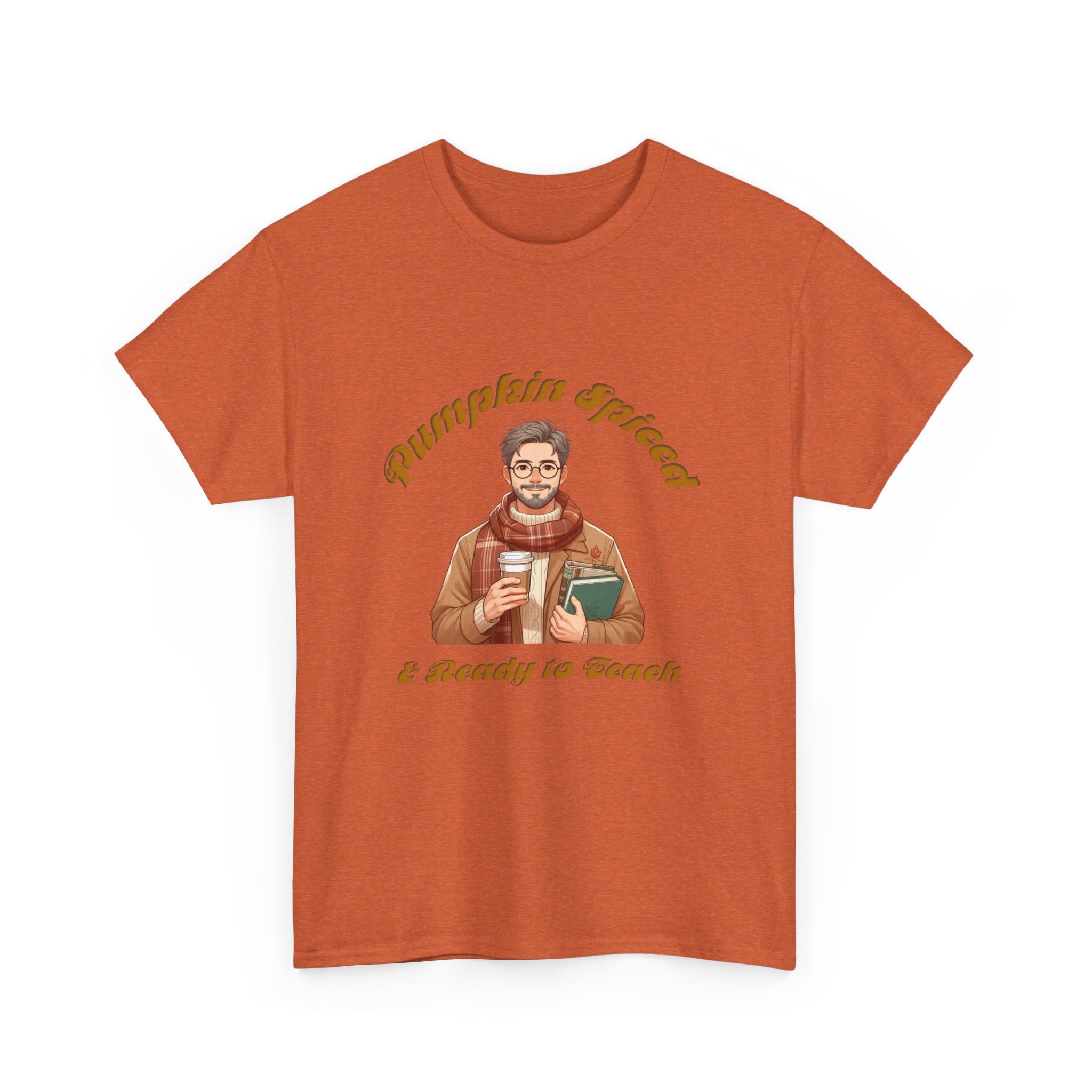 Pumpkin Spiced 7 Unisex Heavy Cotton Tee