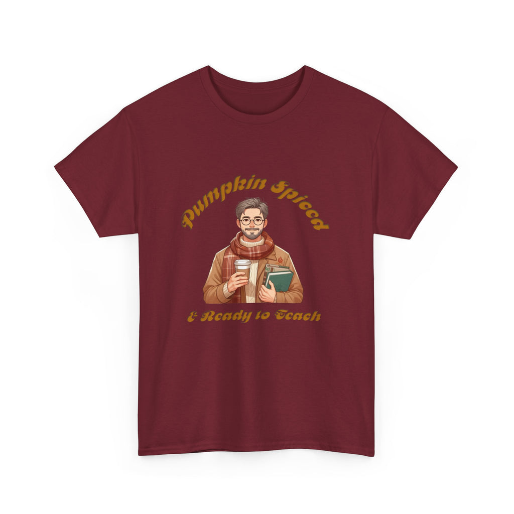 Pumpkin Spiced 7 Unisex Heavy Cotton Tee