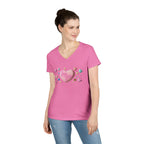 Love Hearts V-Neck T-Shirt