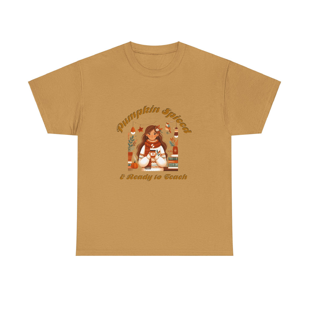 Pumpkin Spiced 3 Unisex Heavy Cotton Tee
