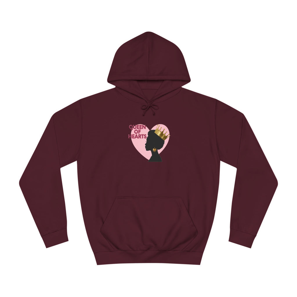 Queen of Hearts Unisex College Hoodie