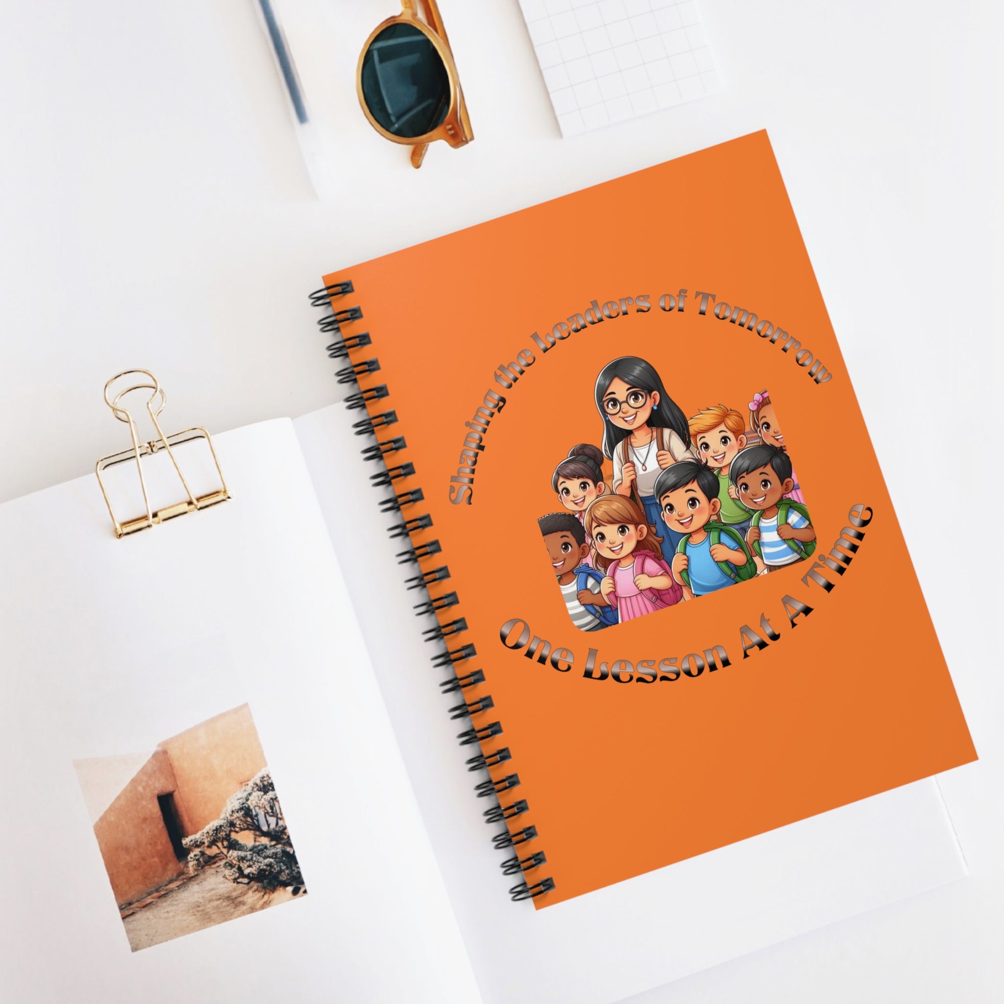 Shaping the Leaders of Tomorrow Crusta Spiral Notebook - Ruled Line