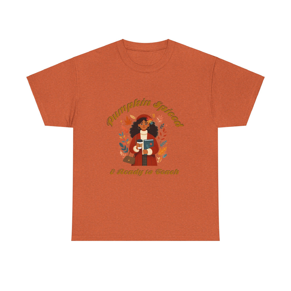 Pumpkin Spiced 1 Unisex Heavy Cotton Tee
