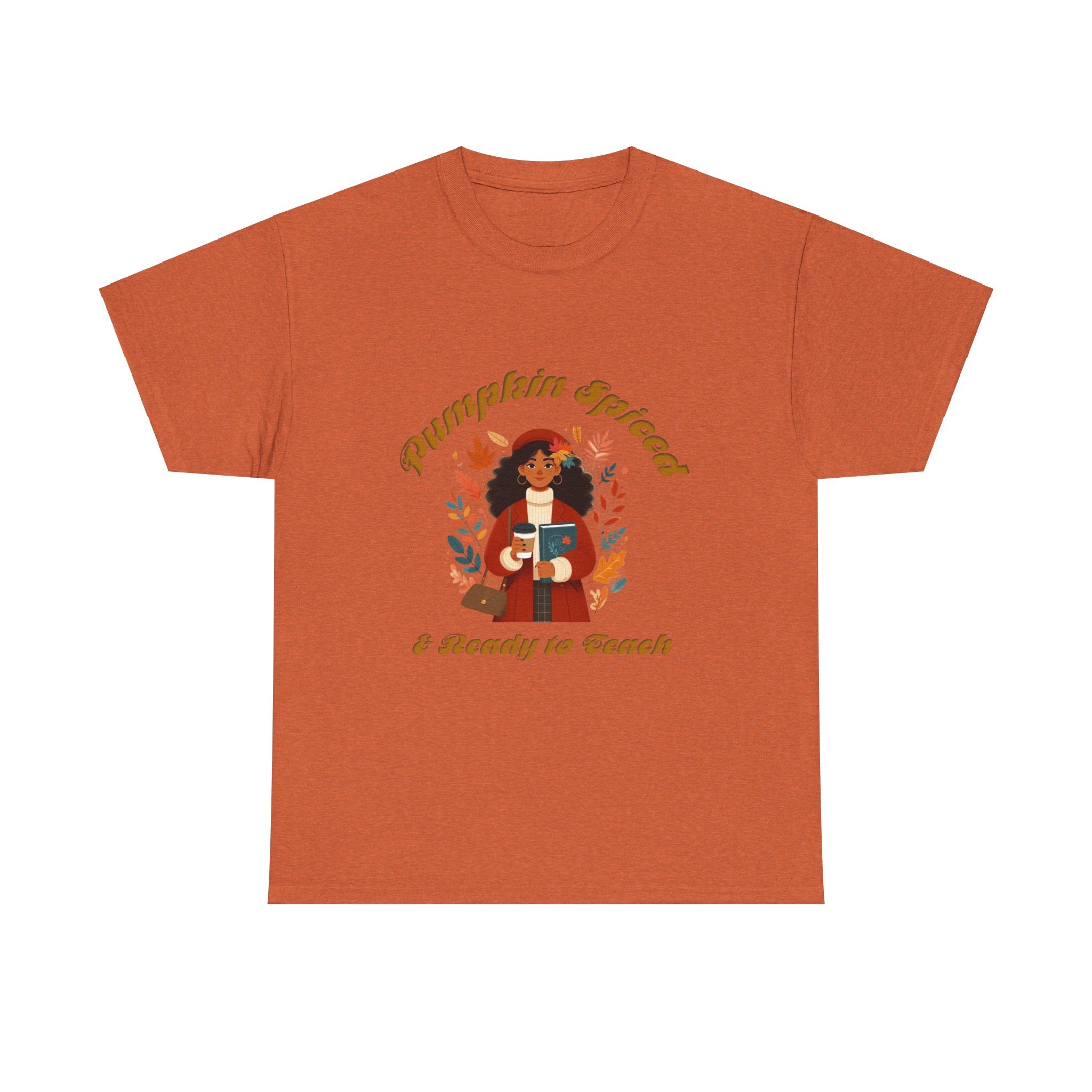 Pumpkin Spiced 1 Unisex Heavy Cotton Tee