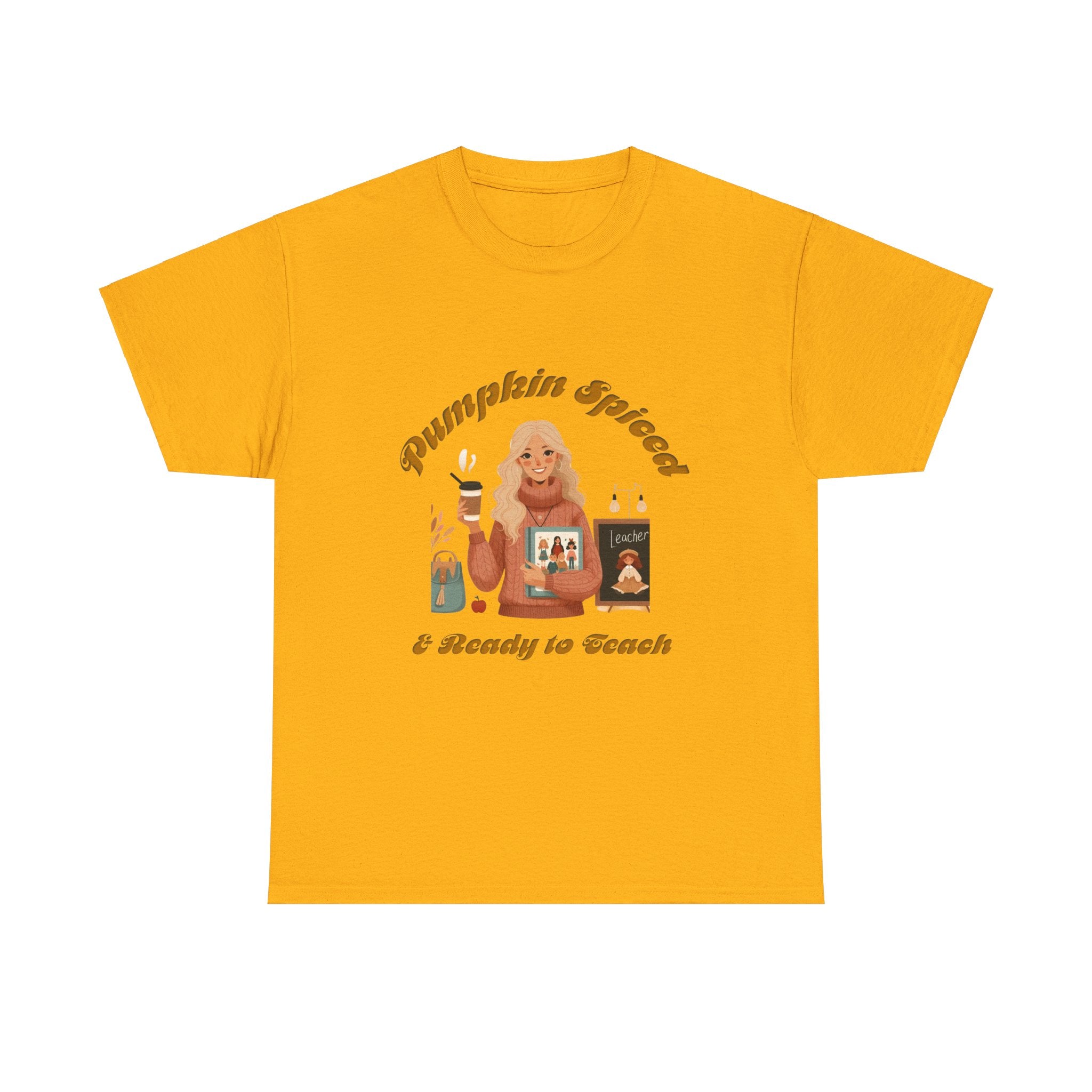 Pumpkin Spiced 6 Unisex Heavy Cotton Tee