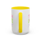 Teach Love Inspire Accent Coffee Mug
