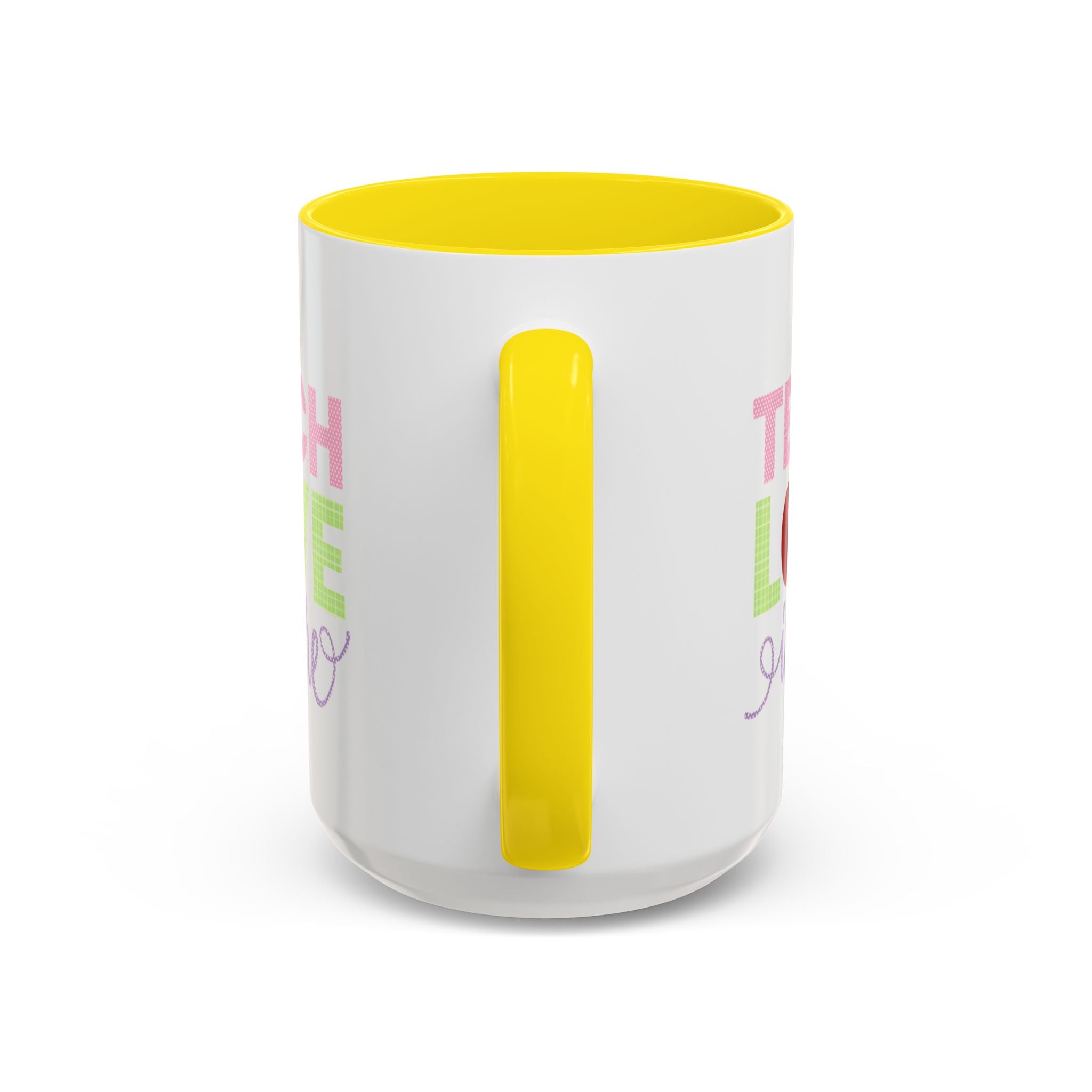 Teach Love Inspire Accent Coffee Mug