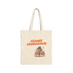 Happy Halloween 3 Cotton Canvas Tote Bag