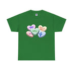 Single Hearts Valentine Unisex Tee