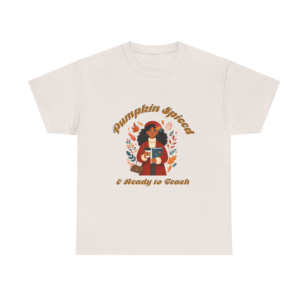 Pumpkin Spiced 1 Unisex Heavy Cotton Tee