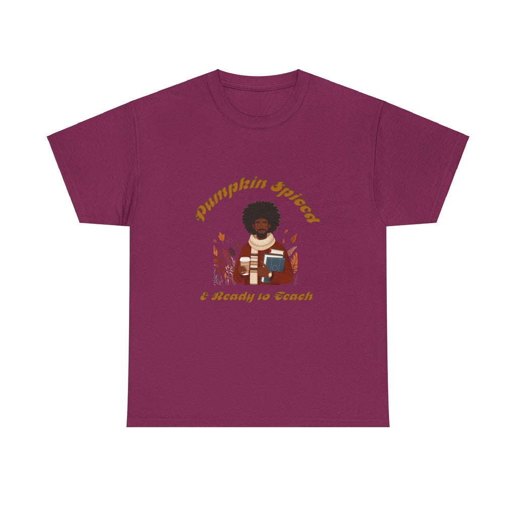 Pumpkin Spiced 4 Unisex Heavy Cotton Tee