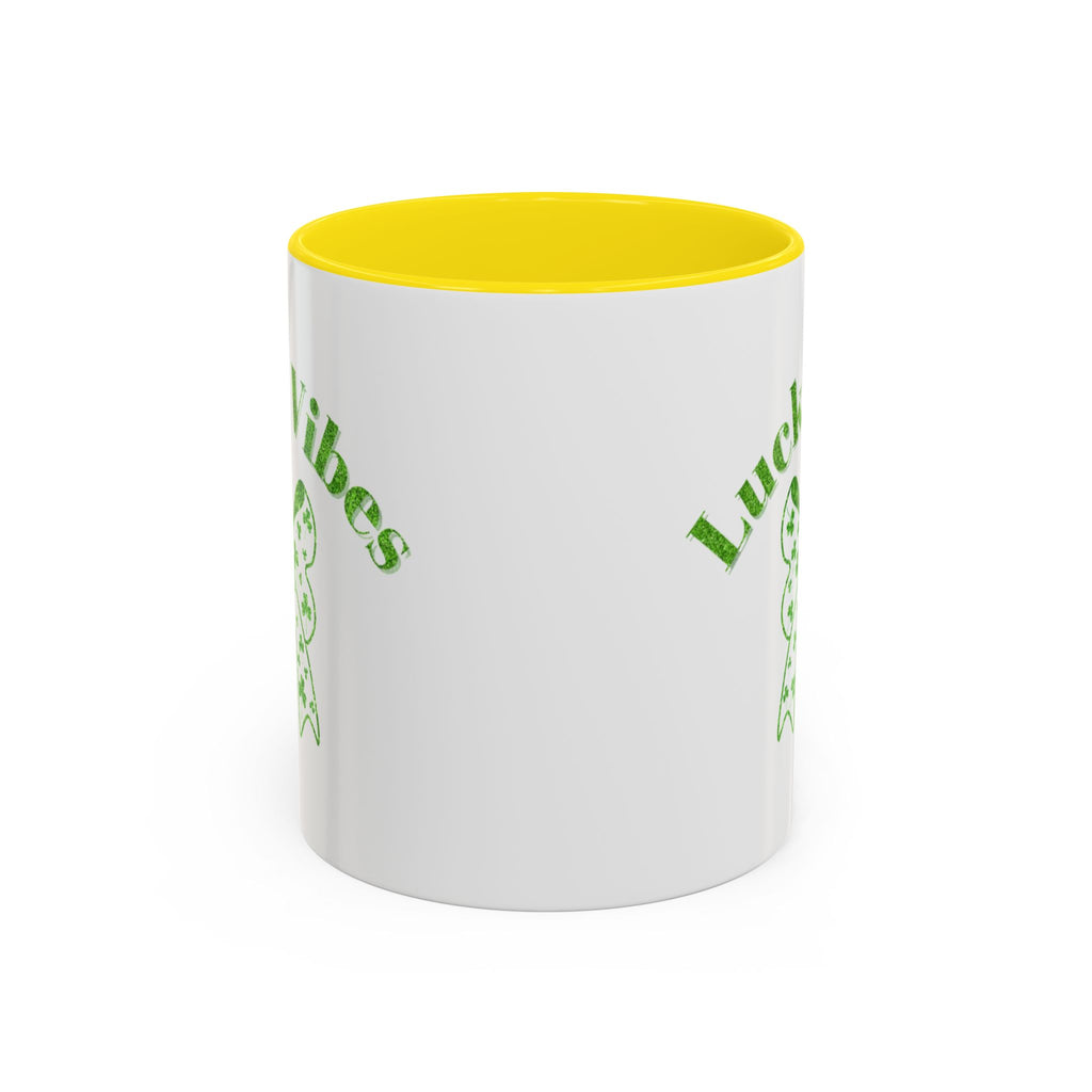 Lucky Vibes Accent Coffee Mug