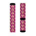 Cute Hugging Hearts Valentine's Socks