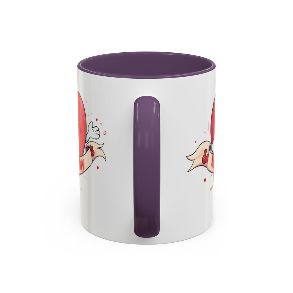 Spread Joy Valentine’s Accent Coffee Mug (11oz, 15oz)