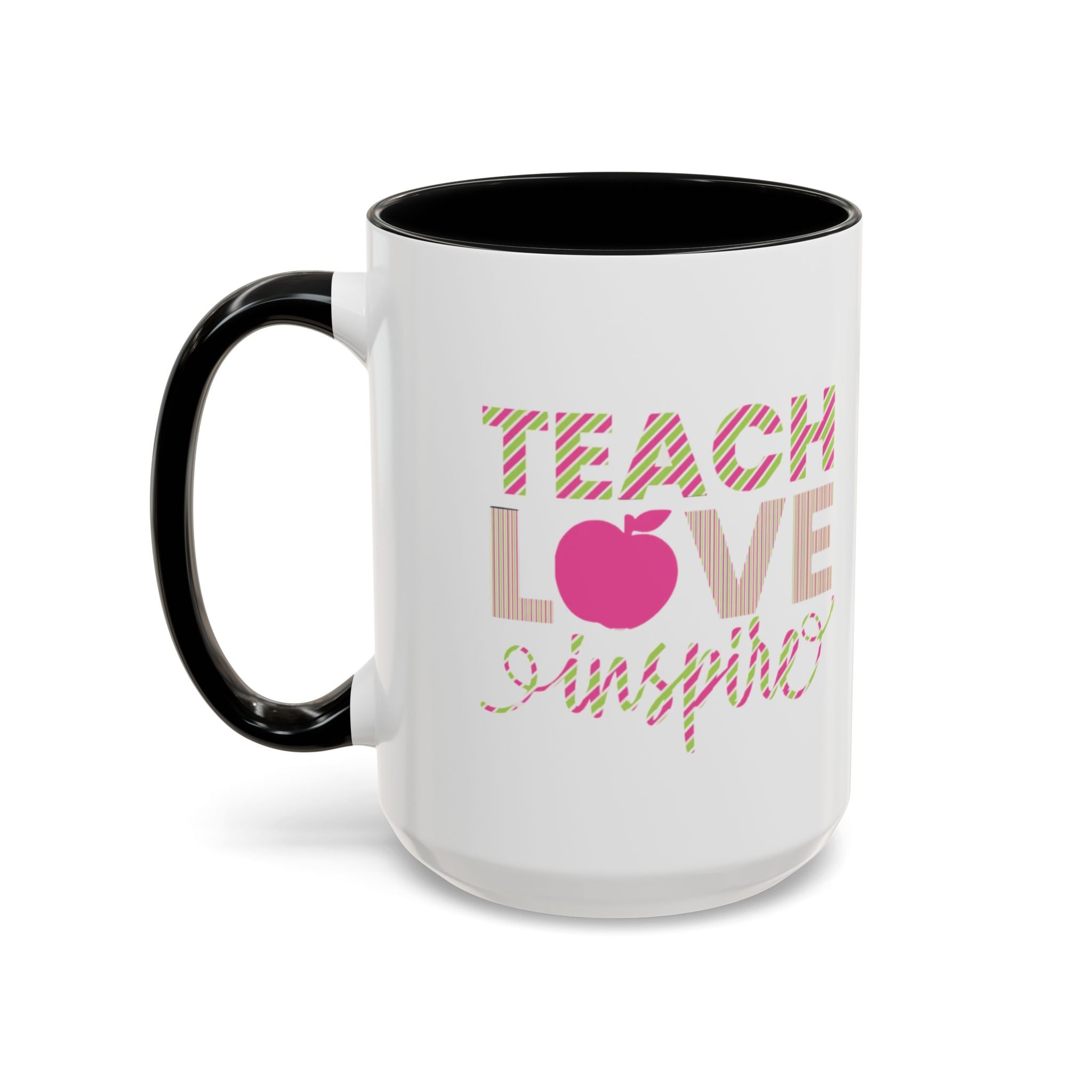 Teach Love Inspire Accent Coffee Mug