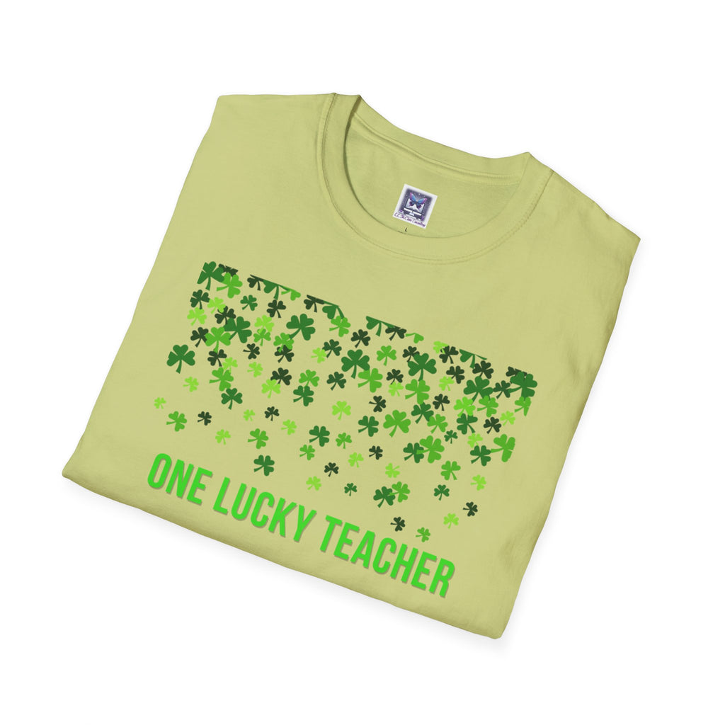 One Lucky Teacher Unisex Softstyle T-Shirt